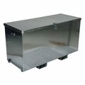 Vestil Tool Box, Silver, Aluminum, 60 in W x 30 in D APTS-3060-F